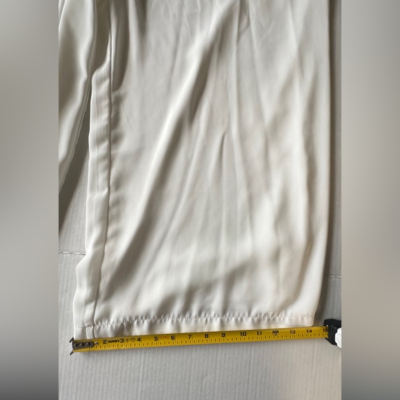 Tronjori Women's High Waist Casual Wide Leg Long Palazzo Pants in white XL - Picture 9 of 14